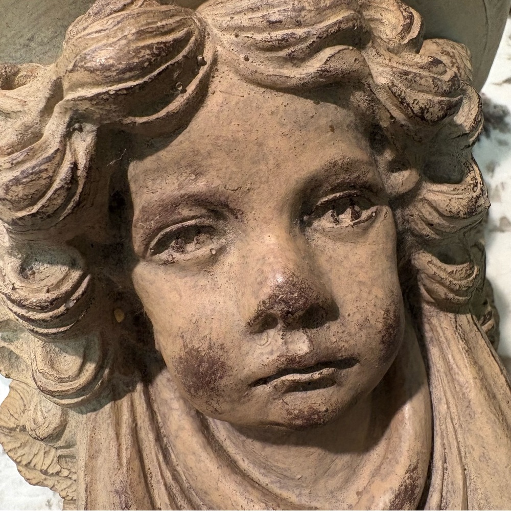 Angel Cherub Wall Shelf French Country Cottagecore Old World European Decor - Picture 2 of 12